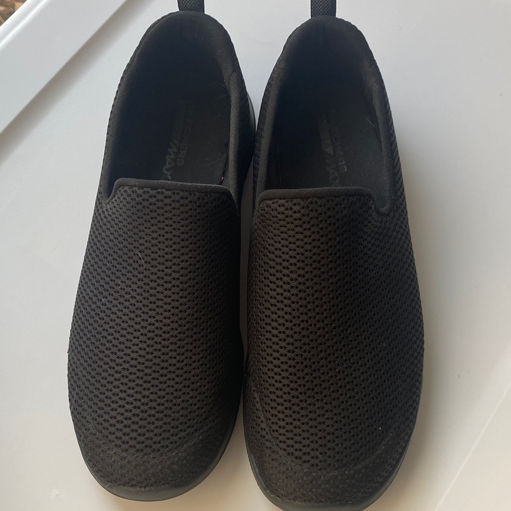 Skechers womens Black Slip-On Loafers